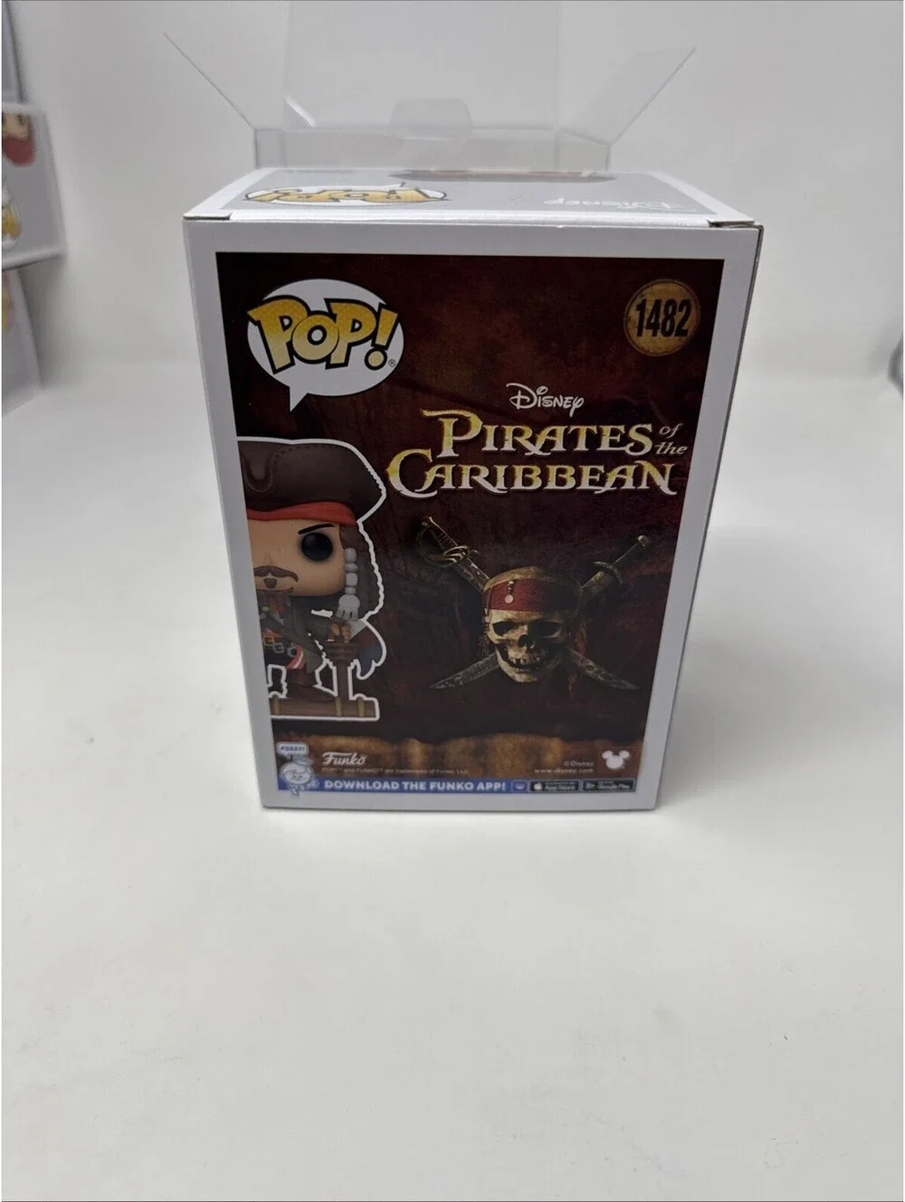 Funko POP! Disney Captain Jack Sparrow #1482 Figure Johnny Depp Pirates MINT🔥